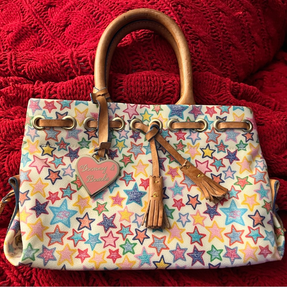 Dooney & Bourke Vintage Rainbow Star Handbag